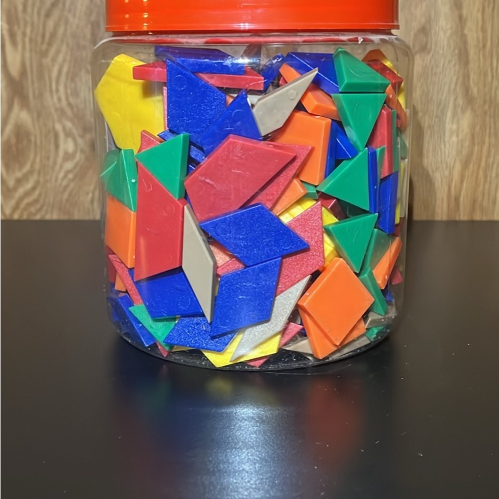 Learning Resources Plastic Pattern Blocks - Multicolor - Picture 2 of 2